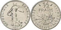 Frankreich 1/2 Franc Semeuse, Paris, série FDC, Nickel, STGL -