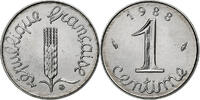 Frankreich Centime Münze, Épi, Paris, série FDC, STGL, Stainless -