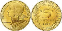 Frankreich 5 Centimes Marianne, Paris, Série BE, Aluminum-Bronze, STGL -