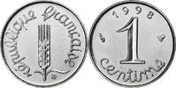 Frankreich Centime Münze, Épi, Paris, BU, STGL, Stainless Steel -