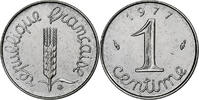 Frankreich Centime Münze, Épi, Paris, série FDC, STGL, Stainless -