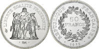 Frankreich 50 Francs Hercule, Paris, série FDC, Silber, STGL -