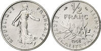 Frankreich 1/2 Franc Semeuse, Paris, Nickel, UNZ, Gadoury:429, KM:931.1 -