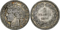 Frankreich 2 Francs Cérès, Paris, Silber, SGE+, Gadoury:529, KM:817.1 -