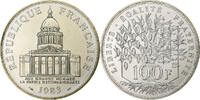 Frankreich 100 Francs Panthéon, Paris, série FDC, Silber, STGL -
