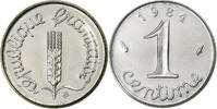 Frankreich Centime Épi, Paris, série FDC, Stainless Steel, STGL -