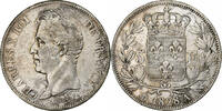 Frankreich 5 Francs Charles X, Paris, Silber, SS, Gadoury:644, KM:728.1 -