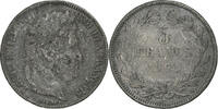 Frankreich 5 Francs Louis-Philippe, Paris, Contemporary forgery in tin -