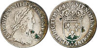 Frankreich 1/12 Ecu, 2ème poinçon de Warin Louis XIII, Paris, Silber -