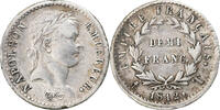 Frankreich 1/2 Franc Napoléon I, Nantes, Silber, SS, Gadoury:399 -