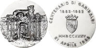 Italien Medaille Centenario di Garibaldi, Silber, Teruggi, STGL -