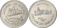 Kanada Dollar Carnaval de Québec, Cupronickel, Porte Saint-Jean, VZ -