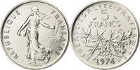 Frankreich 5 Francs Semeuse, Paris, série FDC, Copper-nickel, STGL -