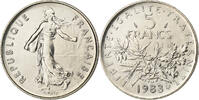 Frankreich 5 Francs Semeuse, Paris, FDC, Nickel Clad Copper-Nickel -
