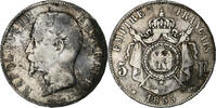 Frankreich 5 Francs Napoleon III, Napoléon III, Strasbourg, Silber, S -