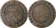 Frankreich 10 Centimes Napoleon I, Perpignan, FAUX, Bronze, S -