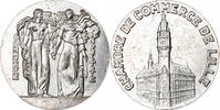 Frankreich Medaille Chambre de Commerce de Lille, Silber, Coin, VZ -
