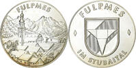 Österreich Medaille Fulpmes, Stubaital Valley, Silber, PP, STGL -