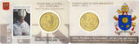 Vatikanstadt 50 Euro Cent Vatikan, Francis, Stamp and coin card.n°9, Rome, Nordic -