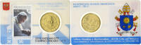 Vatikanstadt 50 Euro Cent Vatikan, Francis, Stamp and coin card.n°7, Rome, Nordic -