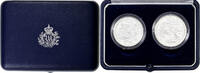 San Marino 5 Euro and 10 Euro 2006 FIFA World Cup, PP, Rome, Silber -