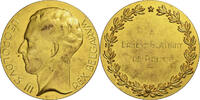 Belgien Medaille Léopold III, Gilt Bronze, Rau, VZ+ -