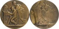 Frankreich Medaille Société d'Enseignement Moderne, Bronze, Albert -
