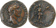 Sesterz Antonin le Pieux, Rome, Bronze, S+, RIC:717a -