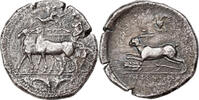 Tetradrachm ca. 412-408 v. Chr Messana Sicily, Messana, Silber, SS