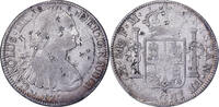 Mexiko 8 Reales Carlos IV, Mexico City, Chopmarked, Silber, S+ -