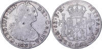 Mexiko 8 Reales Carlos IV, Mexico City, Chopmarked, Silber, S -