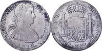 Mexiko 8 Reales Fernando VII, Mexico City, Silber, S+ -