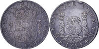 Mexiko 8 Reales Carlos III, Columnario, Mexico City, Silber, SS+ -