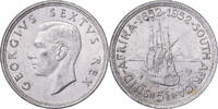 Südafrika 5 Shillings George VI, 300 Years of Cape Town, Pretoria -