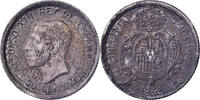 Spanien 50 Centimos Alfonso XIII, Madrid, Silber, VZ -