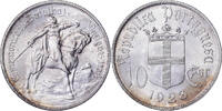Portugal 10 Escudos Battle of Ourique, Lisbon, Silber, VZ+ -