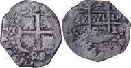 Peru 1 Réal Charles II, Lima, COB, Silber, SS+ -