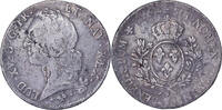 Frankreich Écu au bandeau Louis XV, Bayonne, Silber, S, Gadoury:322 -