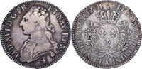 Frankreich 1/2 Ecu Louis XVI, Paris, Silber, S+, Gadoury:355 -