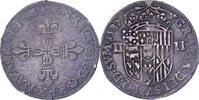 Lordship of Béarn 1/4 Ecu Henri II, Pau, Silber, SS -