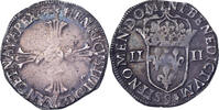 Frankreich 1/4 Ecu Henri IV, Rennes, Silber, SS, Gadoury:597 -