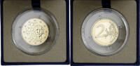 Frankreich 2 Euro Pierre de Coubertin, PP, MDP, Bi-Metallic, STGL -