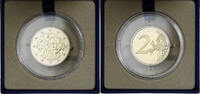 Frankreich 2 Euro Pierre de Coubertin, PP, MDP, Bi-Metallic, STGL -