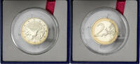 Frankreich 2 Euro Peace in Europe, PP, MDP, Bi-Metallic, STGL -