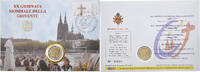 Vatikanstadt 2 Euro + Stamp Benedict XVI, 20th World Youth Day, Rome -