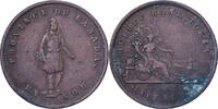 Upper Canada Halfpenny Québec, Kupfer, S+ -