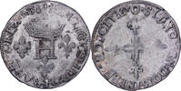 Frankreich Double Sol Parisis Henri III, Riom, Billon, SS, Gadoury:477 -
