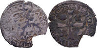 Frankreich Douzain aux deux H Henri III, Rouen, Billon, SGE+ -