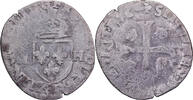 Frankreich Douzain aux deux H Henri III, Billon, S -