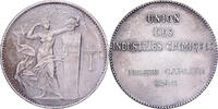 Medaille 1956 Frankreich Union des Industries Chimiques, Silber, SS+ SS+